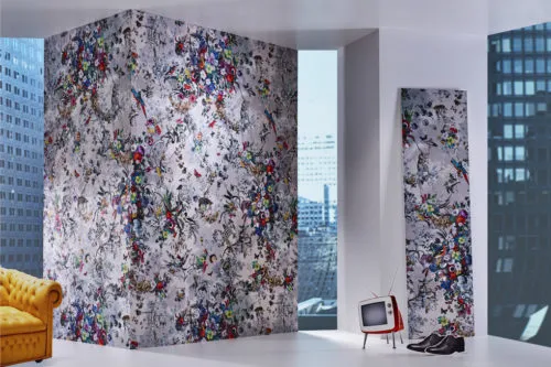 Обои для стен Jakob Schlaepfer Textiles Interior poppy_chinoise