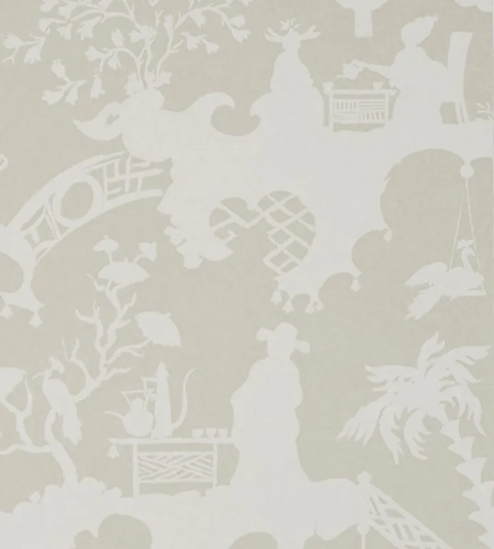 Обои для стен Jim Thompson Pagoda and Palms WR101005