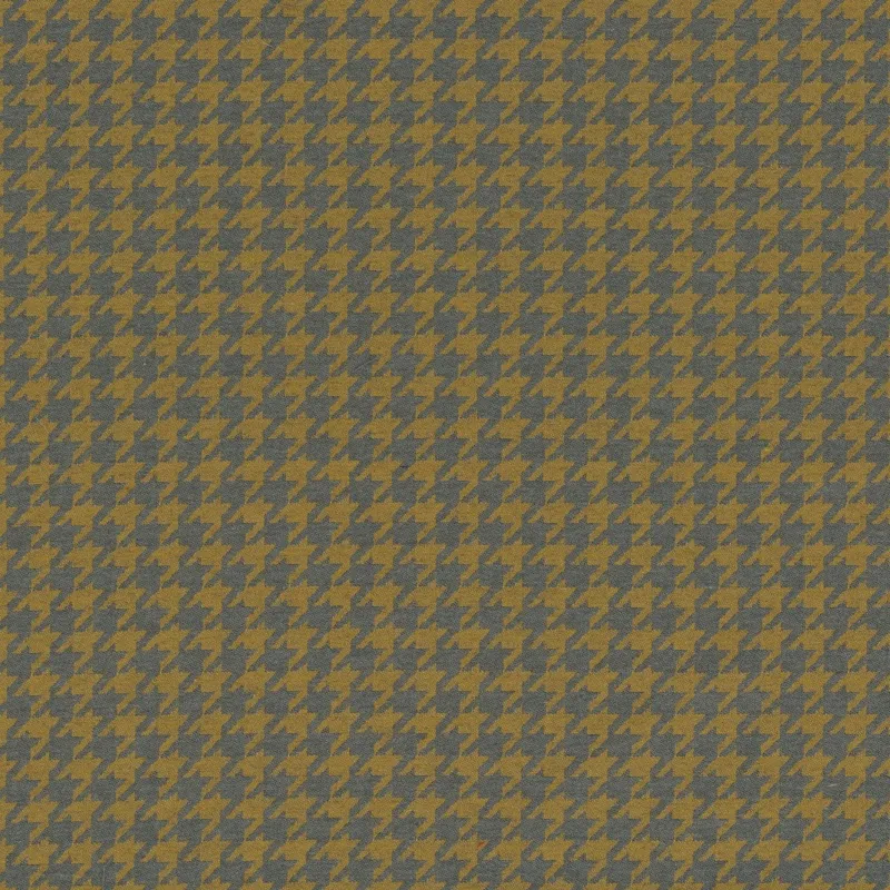 Ткань Coordonne Kingsman HOUNDSTOOTH MUSTARD
