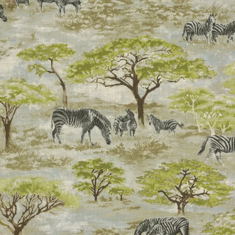 Ткань Coordonne Savanna Masai Greenery LR