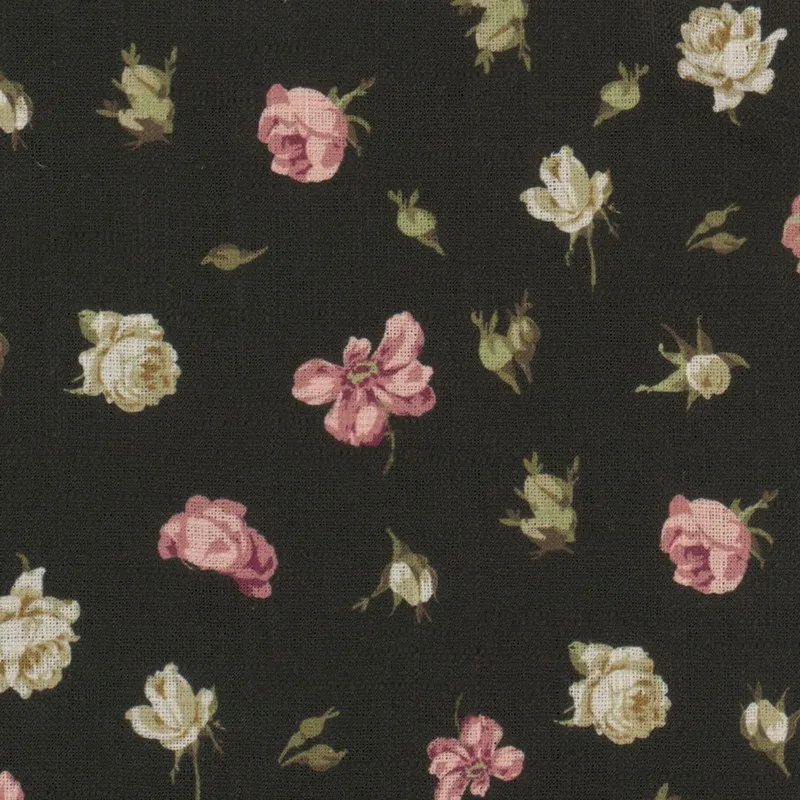 Ткань Coordonne Victoria Bouquet Coal