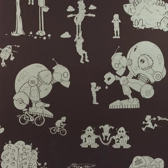 Обои для стен PaperBoy Our Wallpaper Brave New World Wp Mulberry