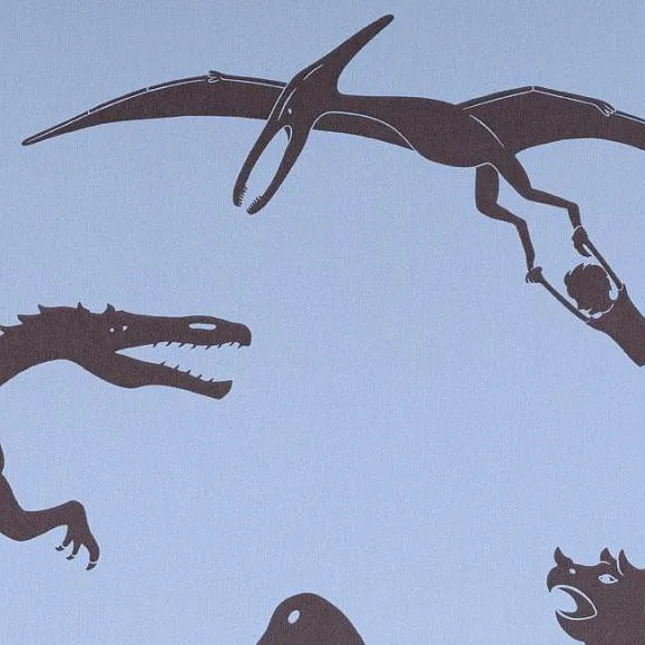 Обои для стен PaperBoy Our Wallpaper Dya-think-e-saurus Wp Bl