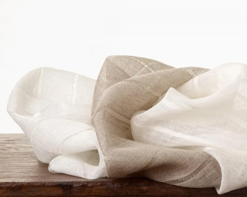 Ткань Antoine d'Albiousse Ascain ascain-blanc (2)