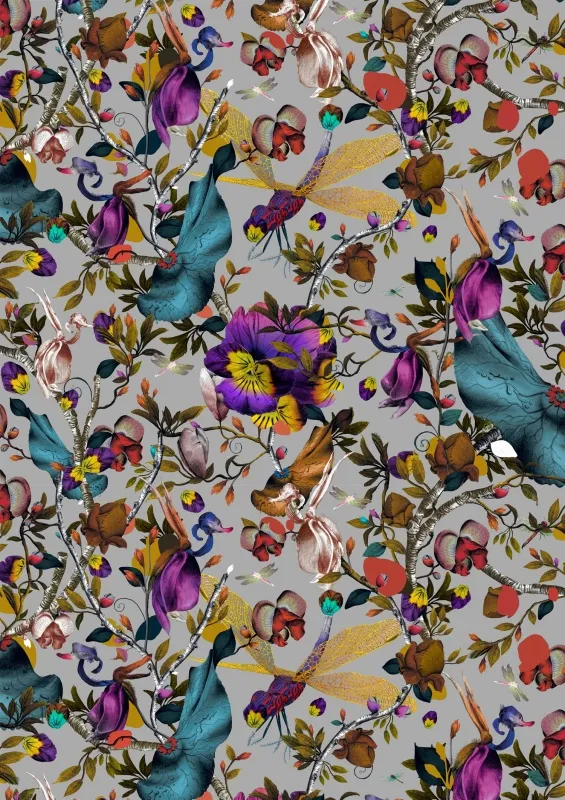 Обои для стен Kitmiles Wallcoverings Al.1 Biophillia-8941-2002