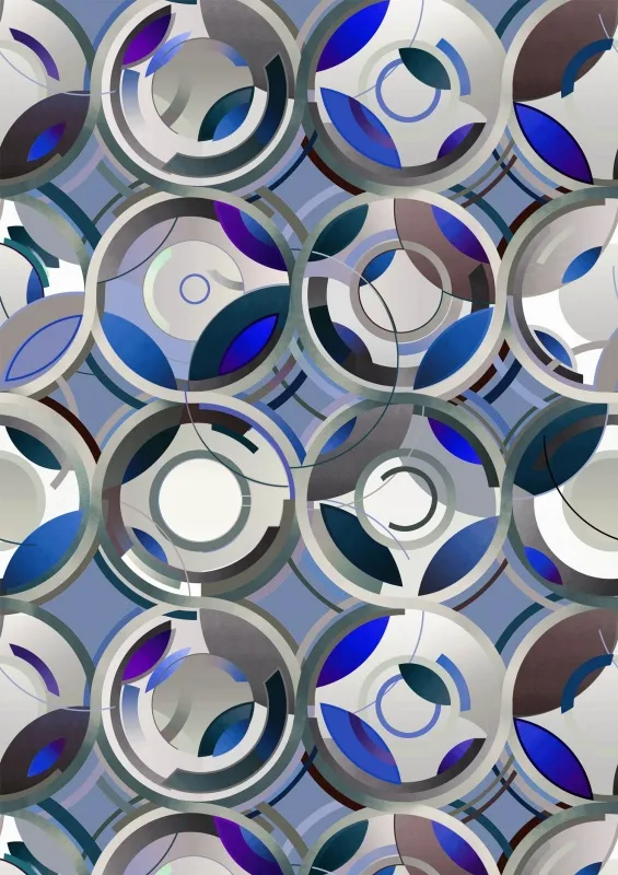 Обои для стен Kitmiles Wallcoverings Al.1 Cylinders-8941-802