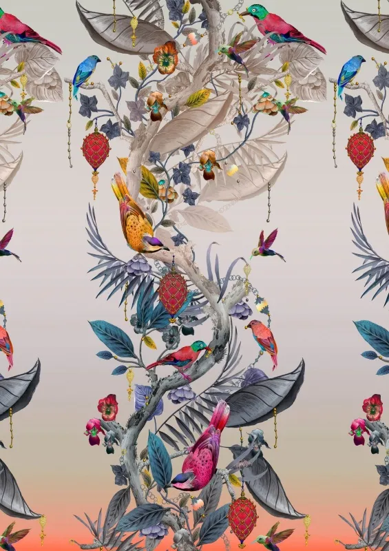 Обои для стен Kitmiles Wallcoverings Al.1 Ecclesiastical-Botanica-Silk-1554