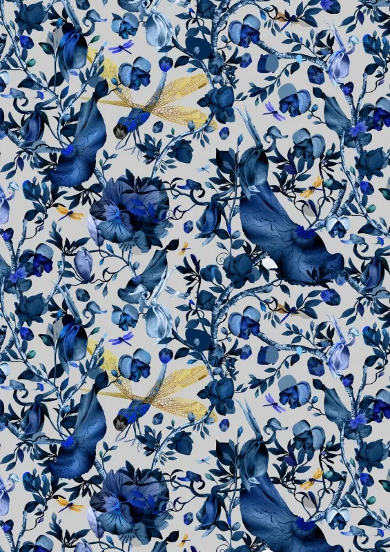 Ткань Kitmiles Fabrics Al.1 Biophillia-BIO-2001