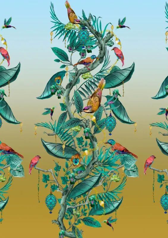 Ткань Kitmiles Fabrics Al.1 Ecclesiastical-Botanica-EB-105