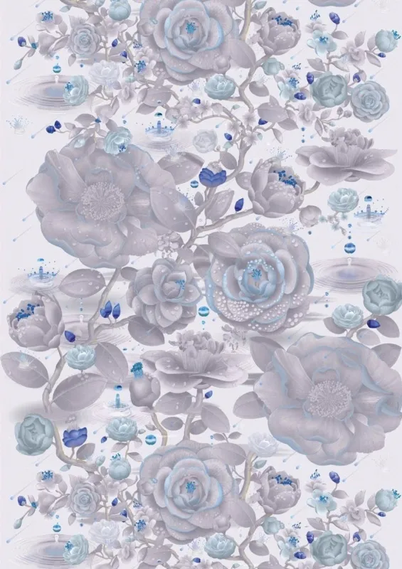 Ткань Kitmiles Fabrics Al.1 Phases-Des-Cammelias-PDC-1112