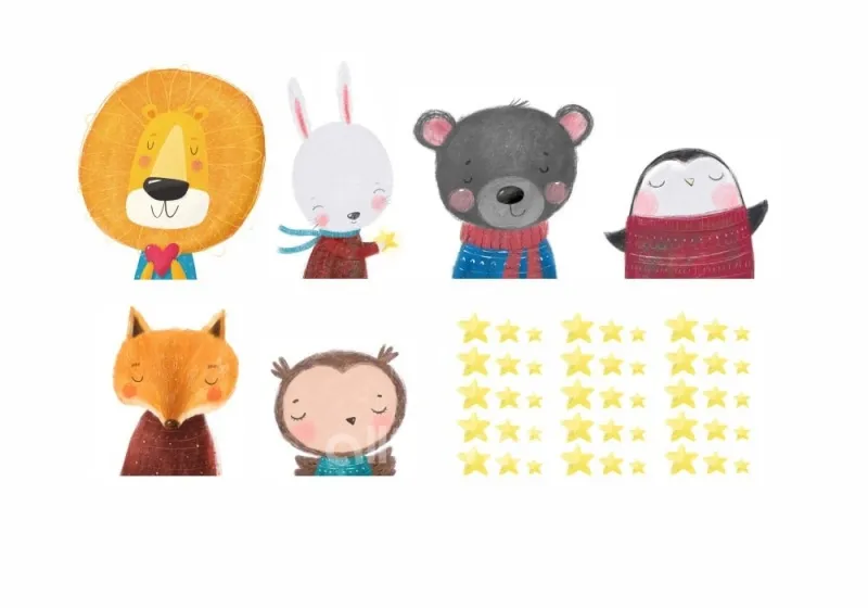 Обои для стен Alltowall Интерьерные наклейки st004