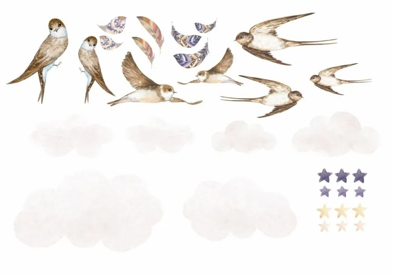 Обои для стен Alltowall Интерьерные наклейки st012