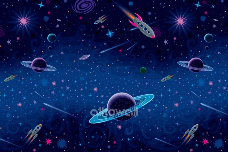 Обои для стен Alltowall Космос a014