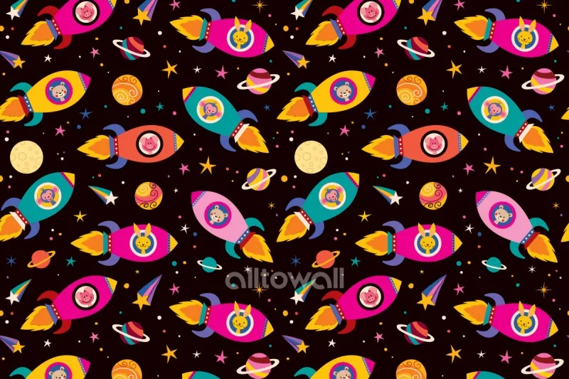 Обои для стен Alltowall Космос a064