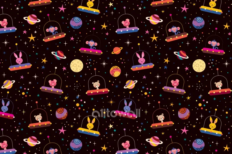 Обои для стен Alltowall Космос a071