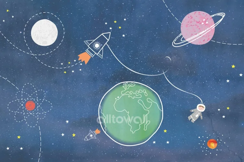 Обои для стен Alltowall Космос s137