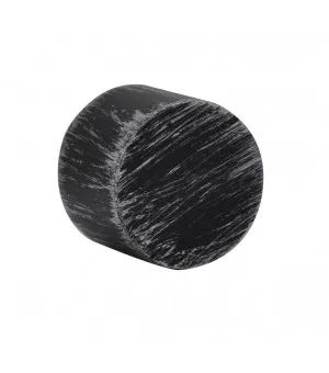 Карниз embout-bouchon-noir-brosse-d19