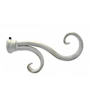 Карниз embout-capra-blanc-brosse-d19