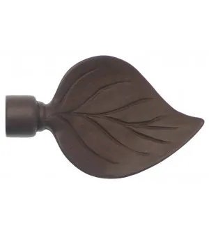 Карниз embout-feuille-rouille-vieilli-d28