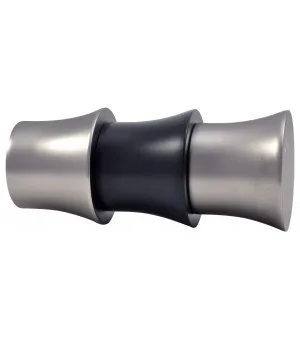 Карниз 1-embout-pommeau-trio-nickel-givre-noit-mat-d28