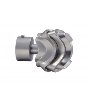 Карниз lot-de-2-embouts-meringue-nickel-givre-d20