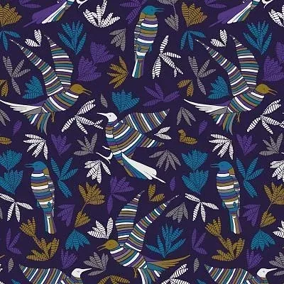 Обои для стен Ressource Forestine lrdo01-la-ronde-des-oiseaux