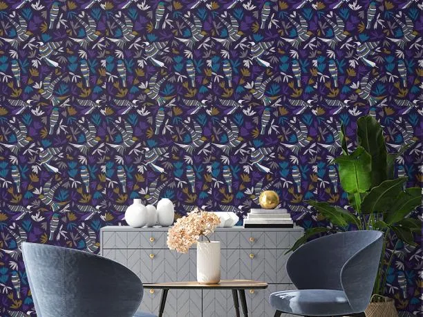 Обои для стен Ressource Forestine lrdo01-la-ronde-des-oiseaux #3