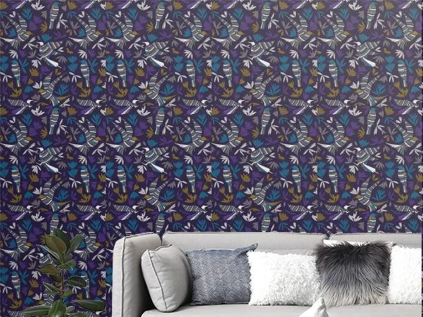 Обои для стен Ressource Forestine lrdo01-la-ronde-des-oiseaux #4