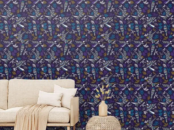 Обои для стен Ressource Forestine lrdo01-la-ronde-des-oiseaux #5