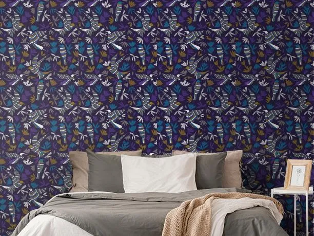 Обои для стен Ressource Forestine lrdo01-la-ronde-des-oiseaux #7