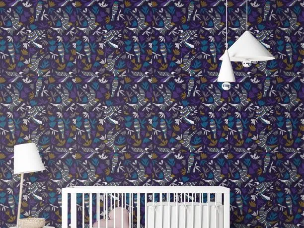 Обои для стен Ressource Forestine lrdo01-la-ronde-des-oiseaux #9