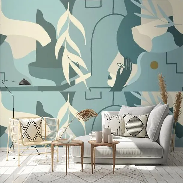 Обои для стен Ressource Madi contemplation_bleu #2