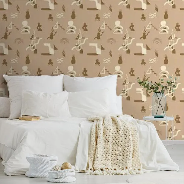 Обои для стен Ressource Madi picto_cappuccino #8