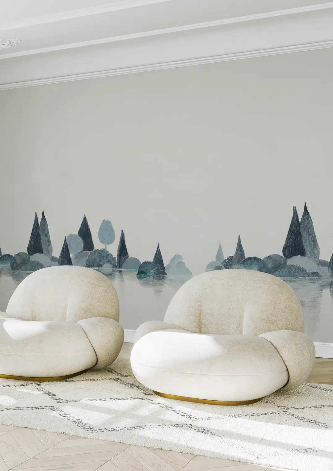 Обои для стен Nobilis Panorama PAN151_Les Bords de Marne