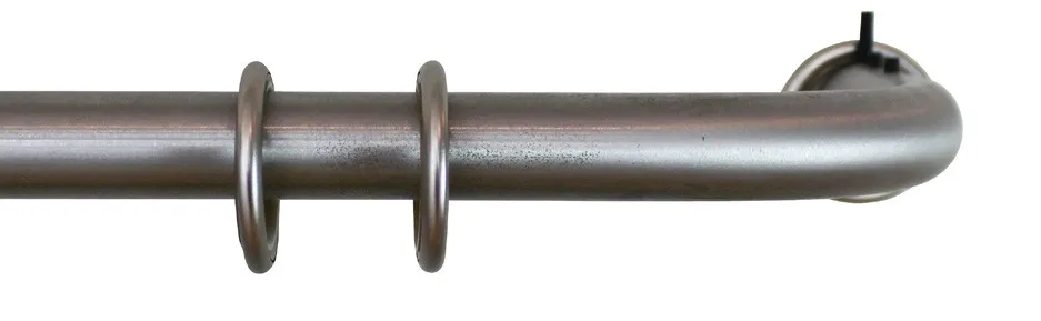 Карниз Coudee D20 acier brosse facon nickel mat