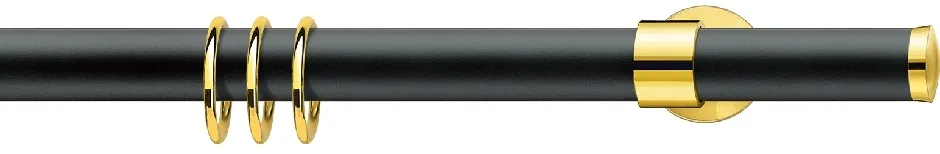 Карниз CASTLE schwarz-messing