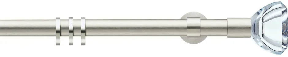 Карниз FACETTE nickel matt