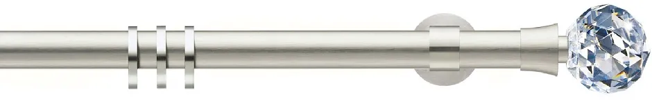 Карниз KRISTALL nickel matt