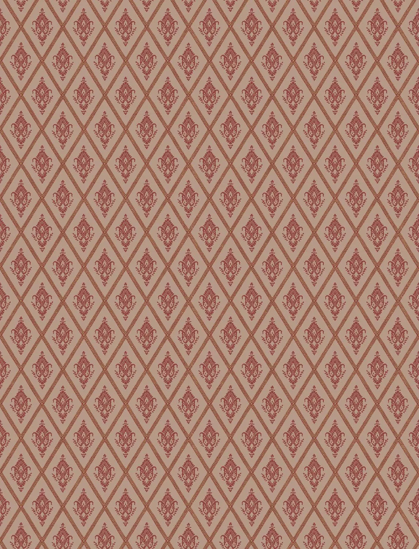 Обои для стен Zuber Arabesques 2902-grenat