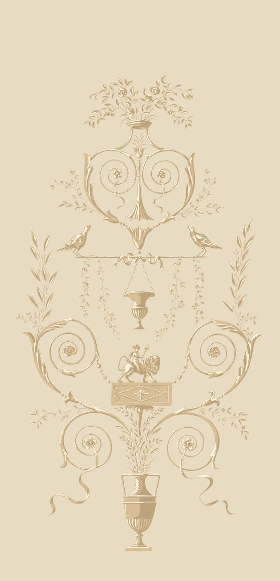 Обои для стен Zuber Arabesques 9255