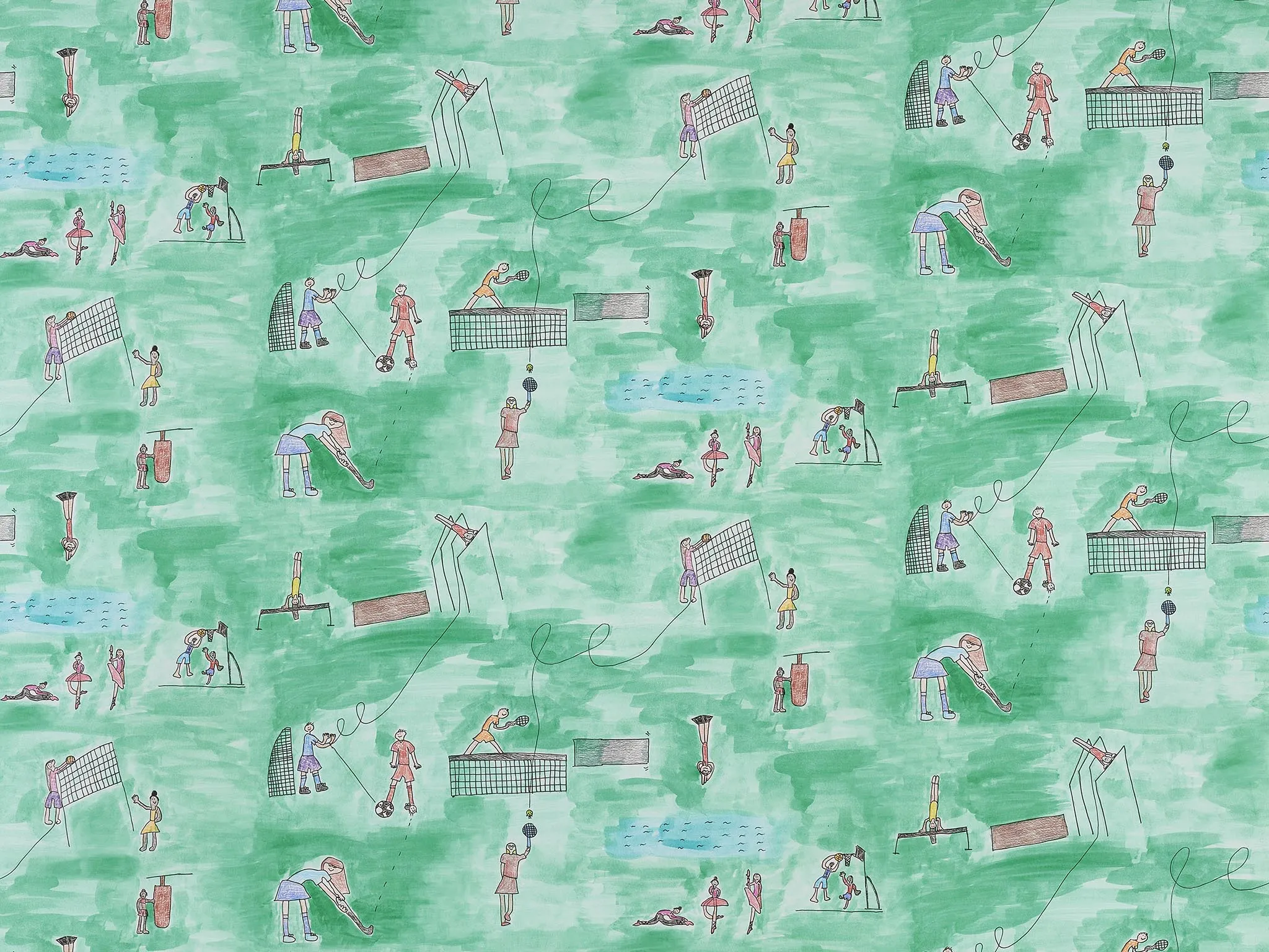 Обои для стен Pierre Frey Draw me a wall! fp821001