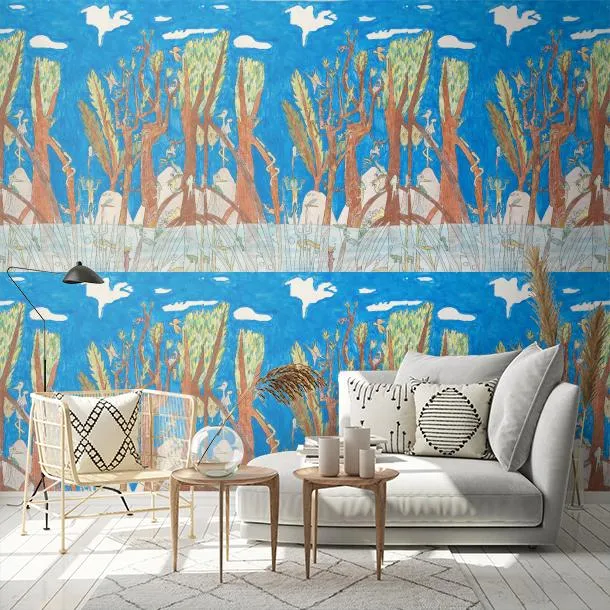 Обои для стен Pierre Frey Draw me a wall! fp824001 #2