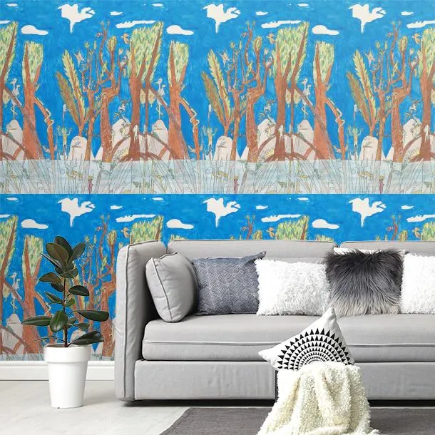 Обои для стен Pierre Frey Draw me a wall! fp824001 #4