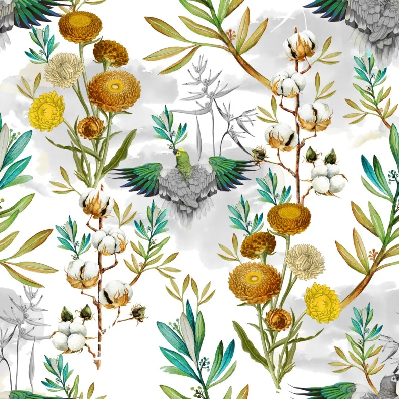 Ткань Silver Studio Timeless Botanic D504-01-TW