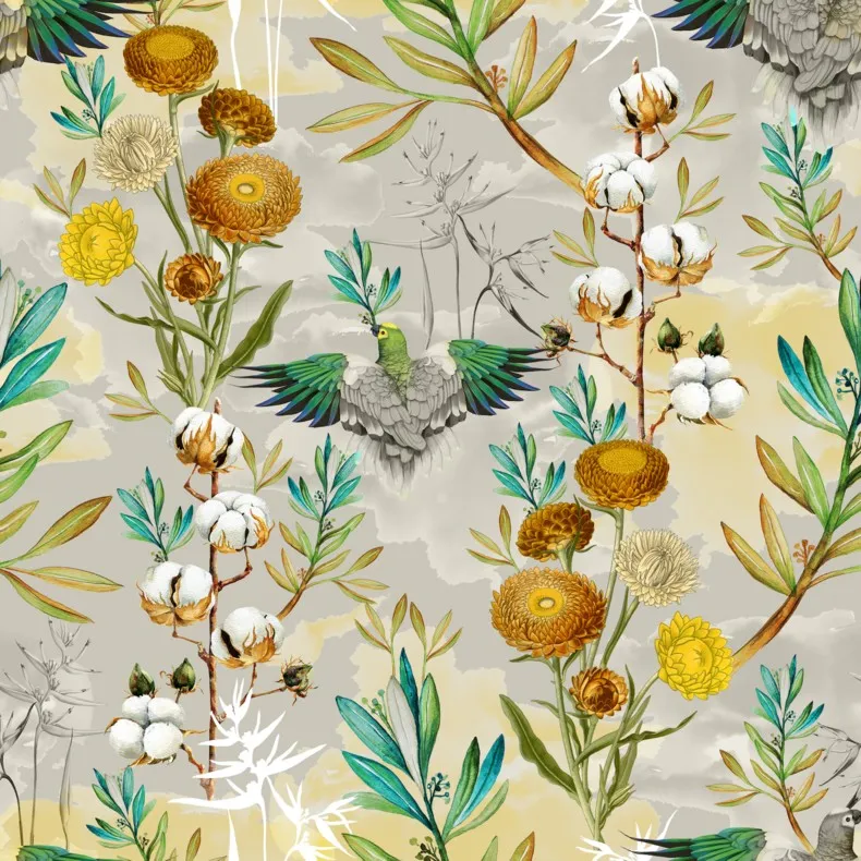 Ткань Silver Studio Timeless Botanic D504-02-TW