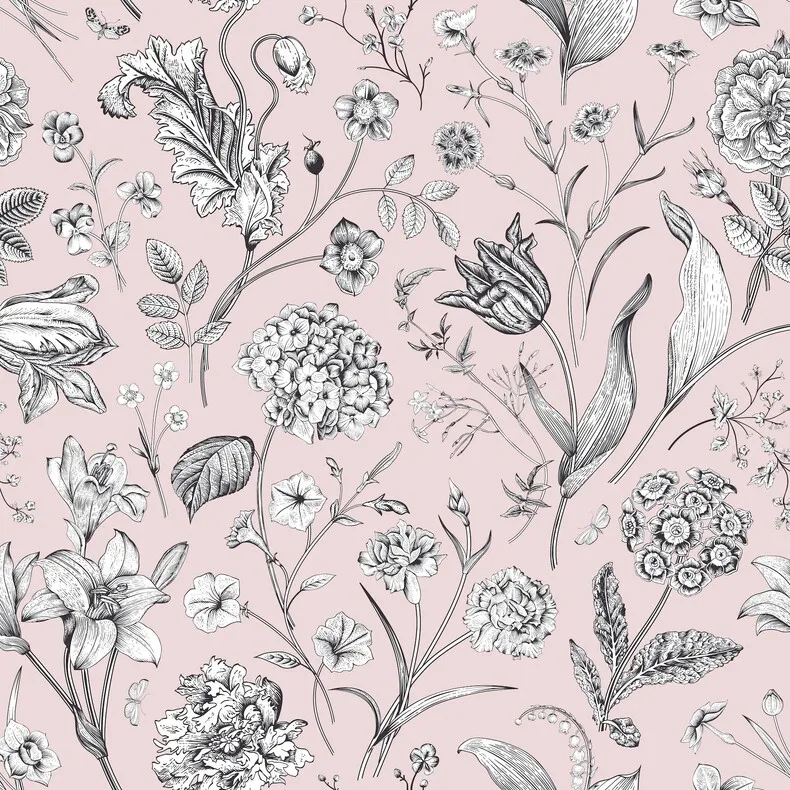 Ткань Silver Studio Timeless Botanic D513-02-TW