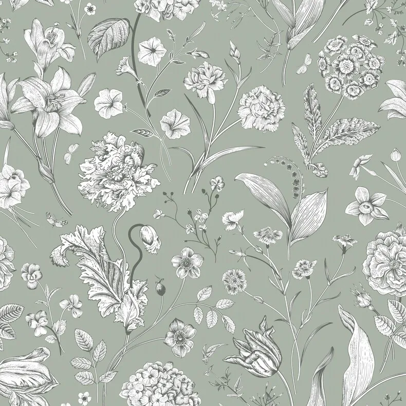 Ткань Silver Studio Timeless Botanic D513-03-TW