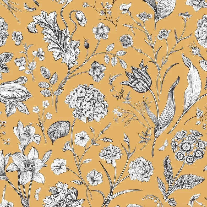 Ткань Silver Studio Timeless Botanic D513-04-TW