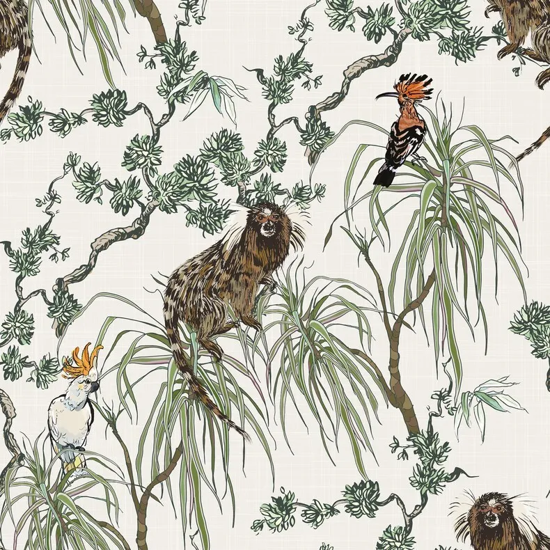 Ткань Silver Studio Timeless Botanic D514-02-TW