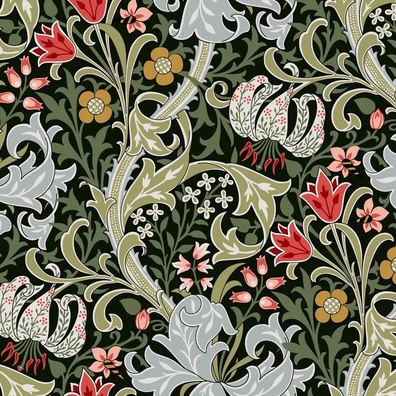 Ткань Silver Studio Woodnote D608-01-TW